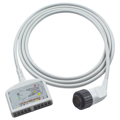 16 broches compatibles avec le câble du tronc du Kenz EKG IEC/AHA pour les patients adultes et pédiatriques