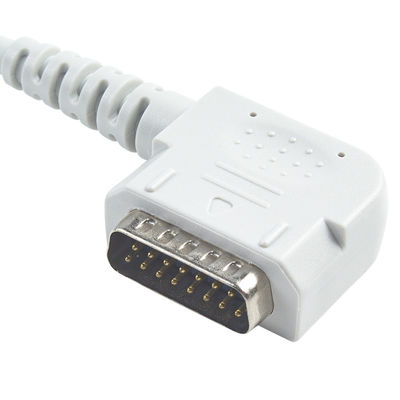 Cable électrocardiogrammatique sans latex 15Pin 10Lead IEC/AHA pour 108 109 110 1210 1211 601 Cardico 302