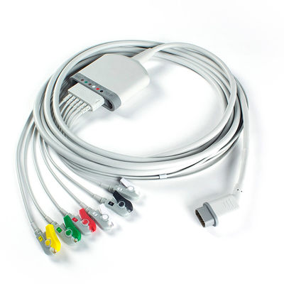 SpO2 6Lead ECG Patient Cable 3,5M avec fonction SpO2/Température/ECG