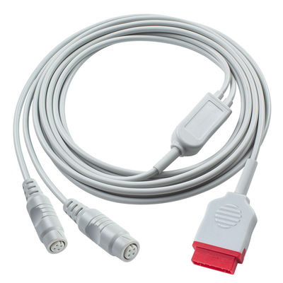 3.5M GE IBP Adaptateur câble à double connecteur P-hilips pour équipement de diagnostic médical