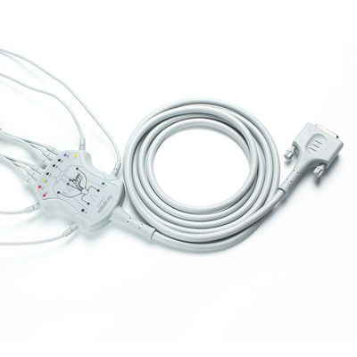 Cable d'électrocardiogramme à base de 12 plomb d'origine Mindray ECG 040-001644-00 BeneHeart R12, BeneHeart R3
