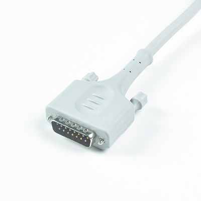 Cable d'électrocardiogramme à base de 12 plomb d'origine Mindray ECG 040-001644-00 BeneHeart R12, BeneHeart R3
