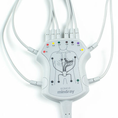 Cable d'électrocardiogramme à base de 12 plomb d'origine Mindray ECG 040-001644-00 BeneHeart R12, BeneHeart R3
