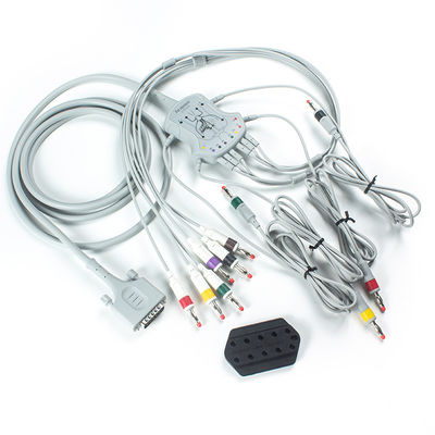 Cable d'électrocardiogramme à base de 12 plomb d'origine Mindray ECG 040-001644-00 BeneHeart R12, BeneHeart R3