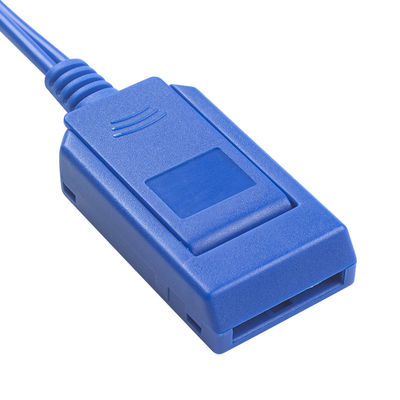 3.0M PVC électrochirurgiques disposables de mise à la terre des plaquettes ESU câble pour des résultats chirurgicaux précis