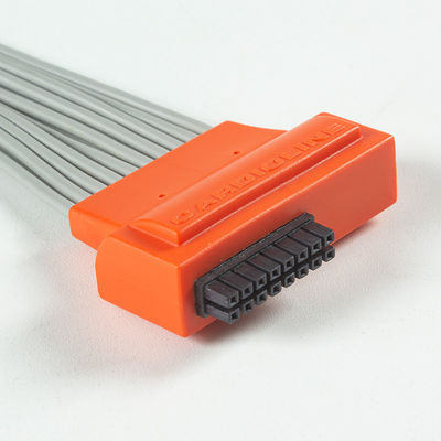 Compatible avec le cardiaque Touch ECG 10Lead ECG Cable IEC Snap avec TPU gris et orange