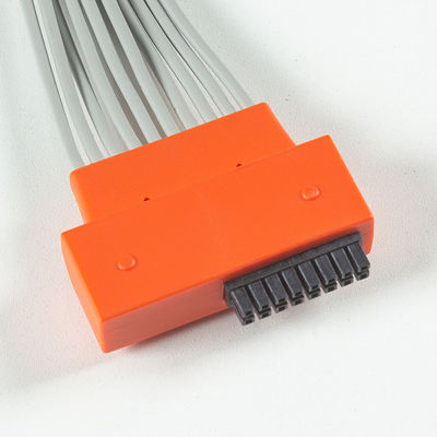 Compatible avec le cardiaque Touch ECG 10Lead ECG Cable IEC Snap avec TPU gris et orange