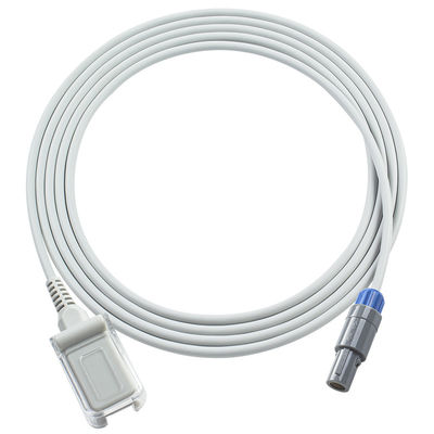 Compatible avec le câble d'extension Lepu 8Pin à encoche unique vers le câble d'extension SpO2 DB9Pin 2.4M