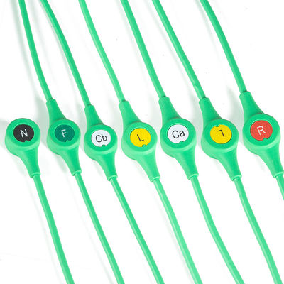 MS14682 câble électrocardiogramme électrocardiogramme à broche unique monoplomb 6plomb fil de plomb IEC Snap