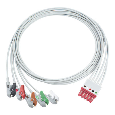 P-hilips M1978A M1976A 989803125881 ECG fils de plomb 5 câble de plomb fil de plomb IEC clip MP 40 IntelliVue M1167A HeartStart MRx