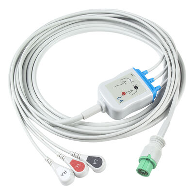 Câble ECG EKG Fukuda Denshi 0012-00-1192 12 broches Expert Dynascope DS-5100 DS-5100E DS-5300W DS-5400 Dynascope DS-7001