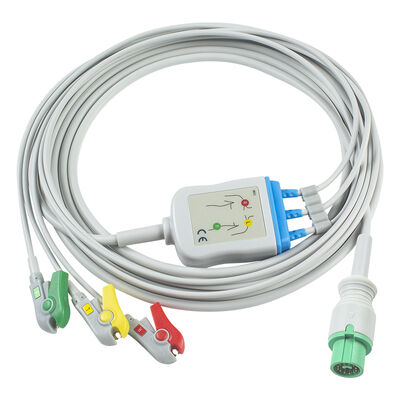 Câble ECG EKG Fukuda Denshi 0012-00-1192 12 broches Expert Dynascope DS-5100 DS-5100E DS-5300W DS-5400 Dynascope DS-7001