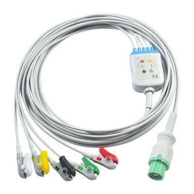 Câble ECG EKG Fukuda Denshi 0012-00-1192 12 broches Expert Dynascope DS-5100 DS-5100E DS-5300W DS-5400 Dynascope DS-7001