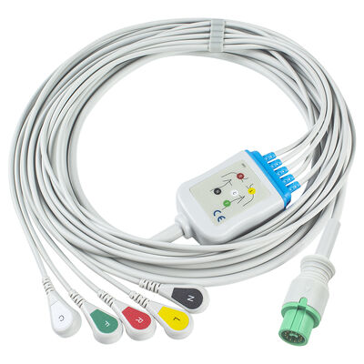Câble ECG EKG Fukuda Denshi 0012-00-1192 12 broches Expert Dynascope DS-5100 DS-5100E DS-5300W DS-5400 Dynascope DS-7001