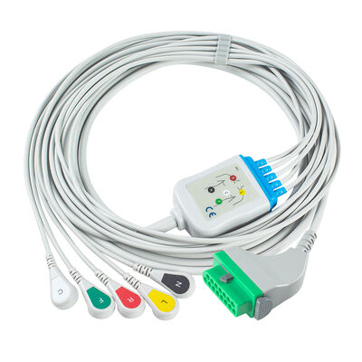 Fukuda Denshi CIO-07CTP-5NA CIO-07CTP-3NA câble ECG 15Pin DSL-8001 DSL-8001R Dynascope DS-8100 DS-8200 DS-8500