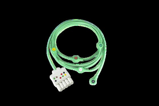 Siemen Draeger Monolead MS16160 MS16161 ECG ECG patient câble et fils de plomb 3 fils de plomb double 5Pin