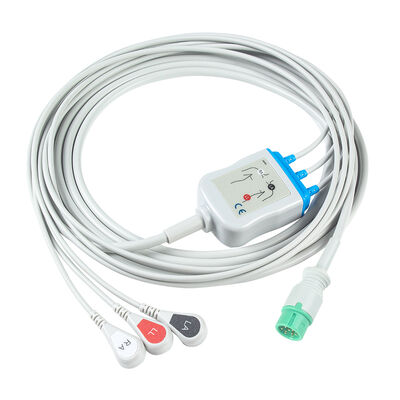 Yonker IE12 E12 E12S câble ECG à moniteur multiparamètres 9Pin câbles ECG 6Pin câbles et fils de plomb