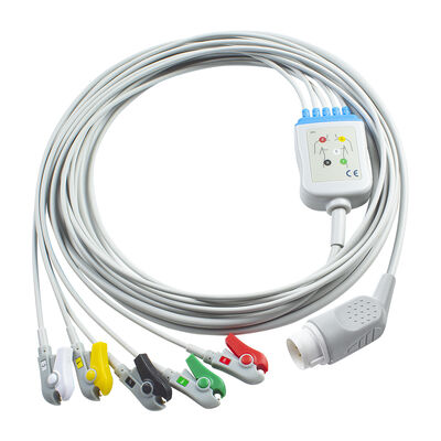 Ph 43100A 8Pin ECG câble et câbles de plomb HP machine à défibrillateur CodeMaster XL +
