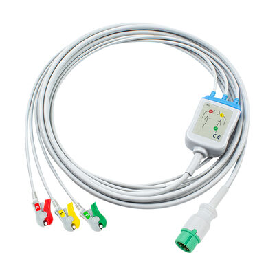 Yonker 12Pin E12 un câble ECG direct câbles et fils ECG 3 fils AHA IEC