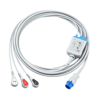 Défibrillateur Innomed Cardio-Aid CA360-B 12 broches ECG ECG câble et fils de connexion 3 fils