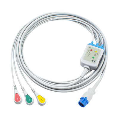 Défibrillateur Innomed Cardio-Aid CA360-B 12 broches ECG ECG câble et fils de connexion 3 fils