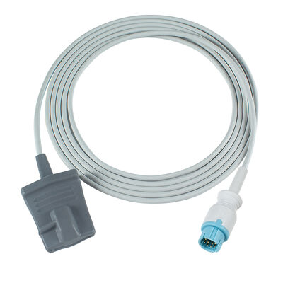 Cable de capteur SpO2 compatible LEPU Creative Aiview V12 V10 PH10 PH12 VX VS 10Pin avec une longueur de 2,5 M