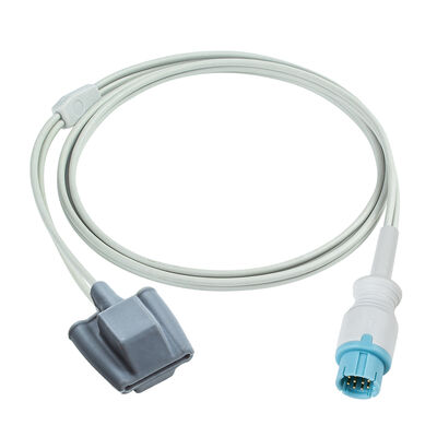 Cable de capteur SpO2 compatible LEPU Creative Aiview V12 V10 PH10 PH12 VX VS 10Pin avec une longueur de 2,5 M