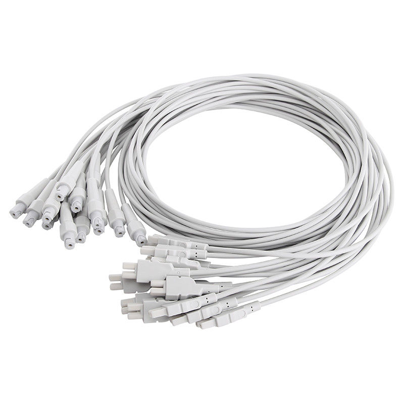 GE FAO 14 ECG fil de connexion 420101-002 fils d'électrocardiogramme de banane du CEI 4,0