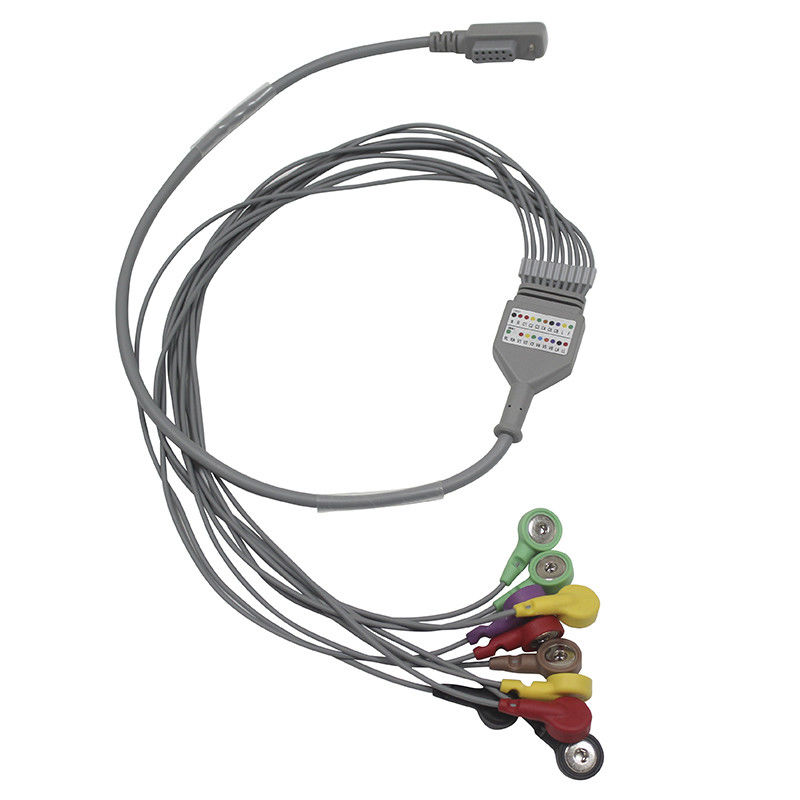 Nouveau type moniteur patient d'avance de câble de JincoMed et de fils 10 de Holter ECG