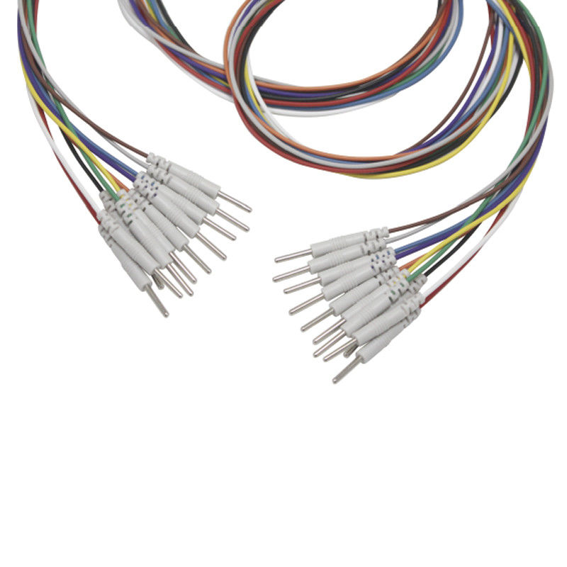 3,5 l'agrippeur mono de prise aux électrodes de chapeau de la goupille EEG de 2.0mm a plaqué l'électrode de fils du nickel EEG SME