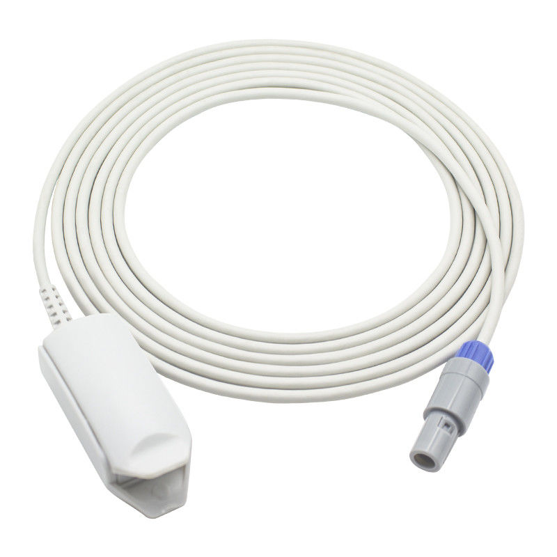 agrafe adulte réutilisable 6Pin de doigt du capteur SpO2 3F IRIS300 Phoene PM8300 de 3.00M TPU