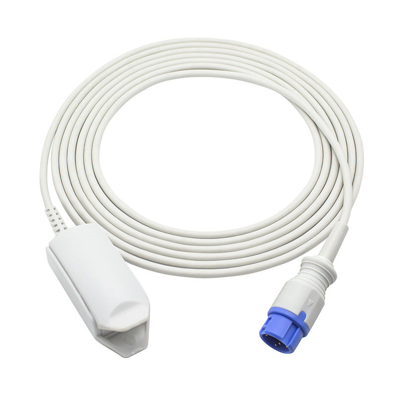 Sonde IMEC IPM9800 de Pin SpO2 du rond 7 du capteur 512FLH 115-012807-00 T5 T8 de Mindray Datascope SpO2