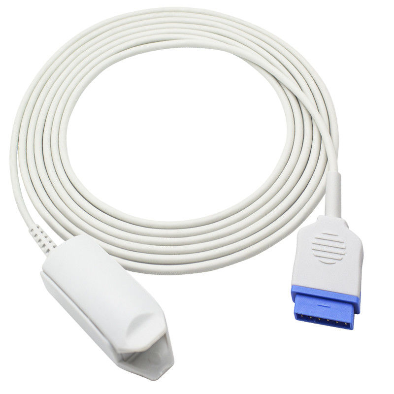 Sonde du tiret 2021406-001 2500 B20 11 Pin Adult Finger Clip SpO2 du capteur 2006644-001 de Marquette Spo 2 de soins de santé de GE