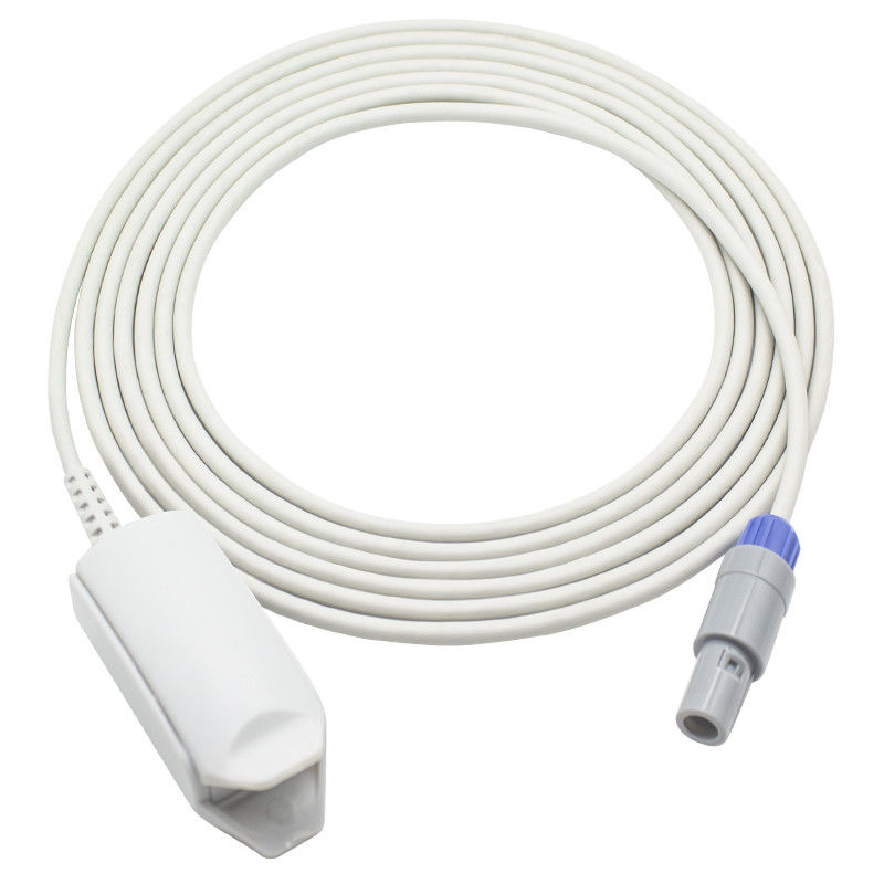 Sonde réutilisable du capteur SpO2 MCF-21L DK-8000D DK-8000L 6 Pin Adult Finger Clip SpO2 d'Adecon