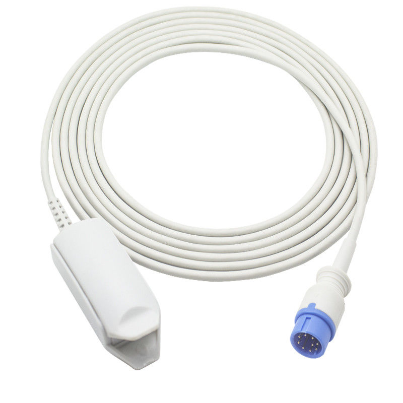 Sonde réutilisable de la technologie A3 A5 V6 M9000 9 Pin Adult Finger Clip SpO2 de Digital de série du capteur SpO2 A de Biolight