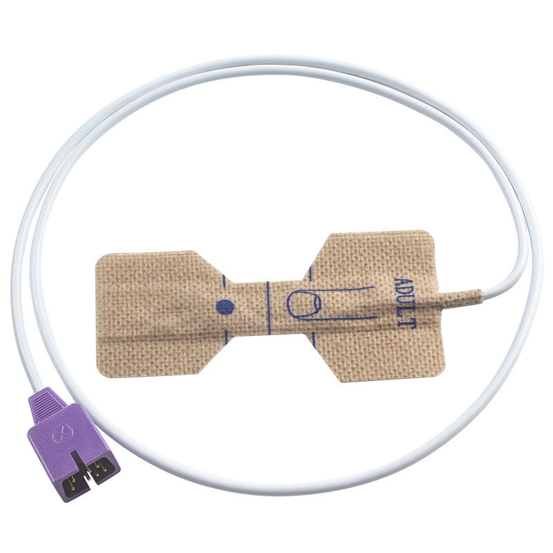 Sonde SpO2 jetable SpO2 du capteur de N-ellcor DB9 7pin D25 N150 NPB 290 d'adulte de textile tissé jetable non