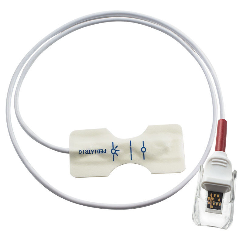 pour le M-asi-MOIS les nouveaux 4476 4001 4075 RD ONT PLACÉ la mousse blanche pédiatrique d'arc-en-ciel du capteur spo2 jetable rouge de technologie