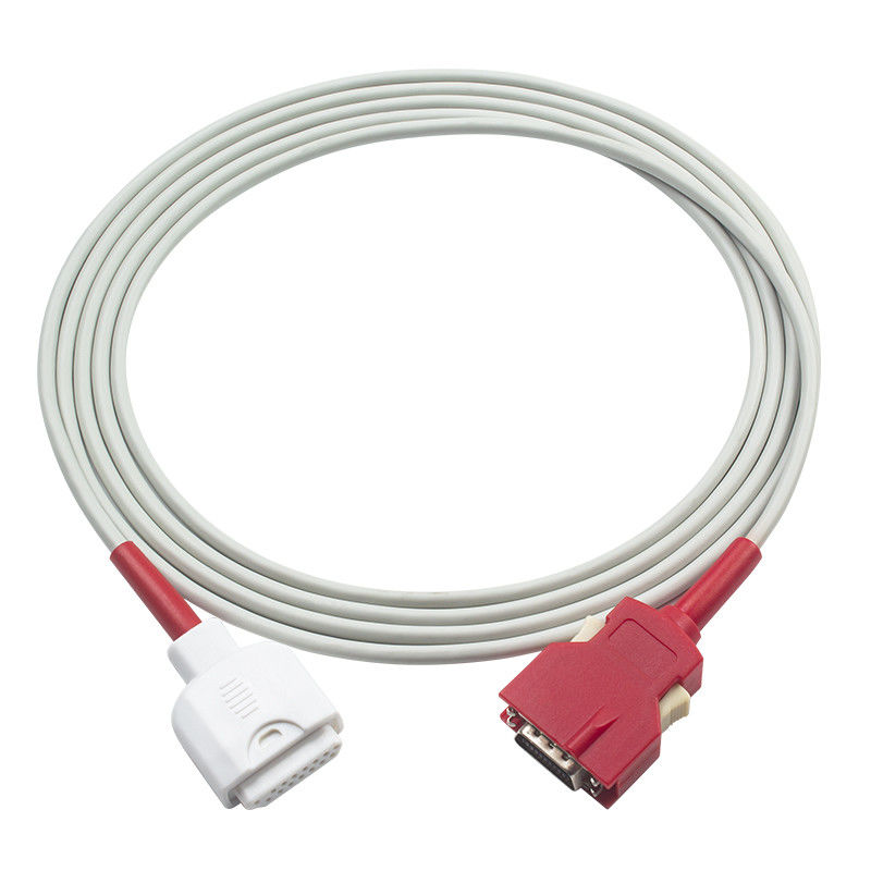 for M-asi-mo 2406 le capteur 2404 2405 SpO2 câblent le câble d'extension d'adaptateur du DB 11Pin SpO2 de DB 20 Pin To