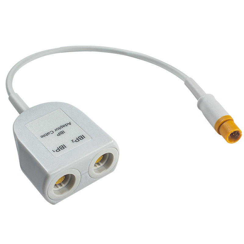 De S-iemens Drager double IBP d'adaptateur 7 câbles compatible de transducteur de tension artérielle d'extension de goupille du câble 7 à goupille IBP