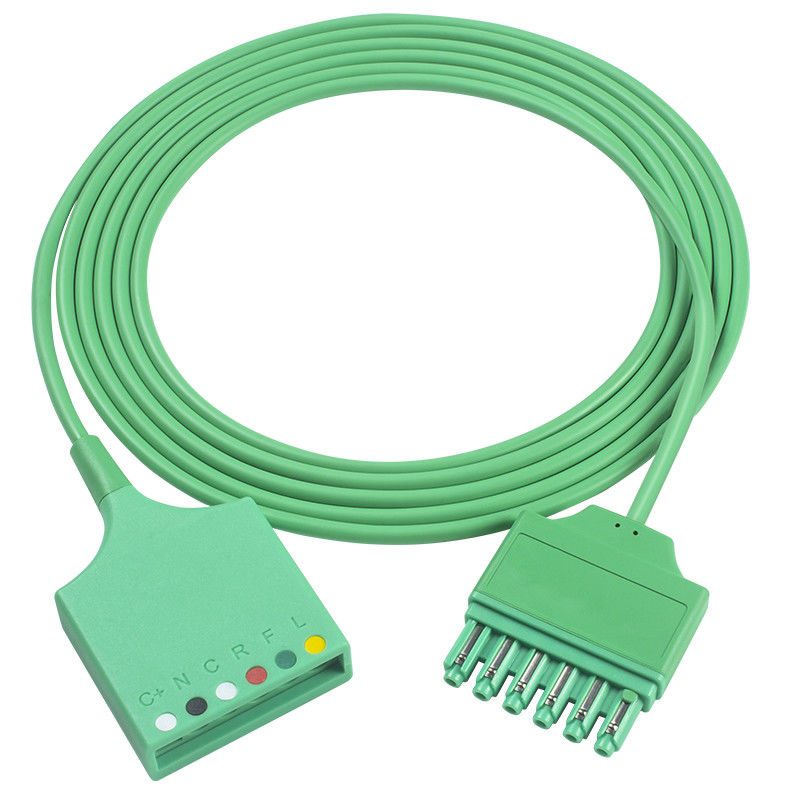 Câble Pin Connector simple de tronc d'extension de Drager ECG de câble d'adaptateur de tronc de Siemens Draeger MS16256 6Lead ECG