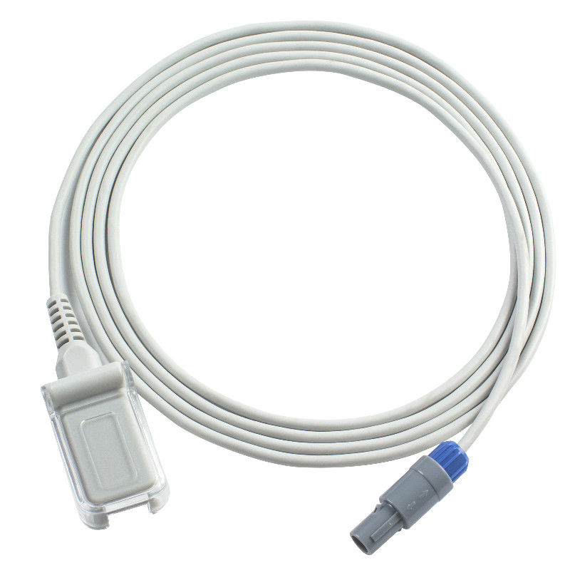 Le câble 5Pin de capteur d'Anke Compatible SpO2 à l'extension d'adaptateur de DB9 SpO2 câblent 2.4M TPU
