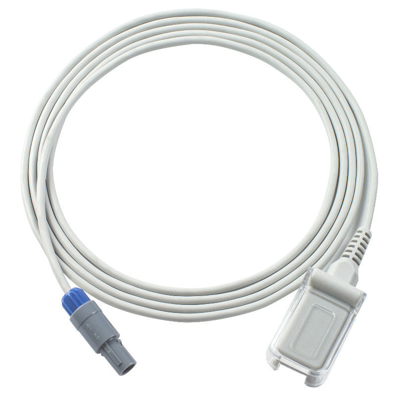 Le capteur d'Angelus SpO2 câblent 7 Pin To que l'extension d'adaptateur de DB9 SpO2 câblent 2.4M TPU