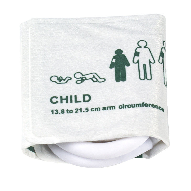 Manchette simple de BP de tension artérielle de manchette du tube TPU NIBP d'enfant jetable de manchette de 13.8-21.5CM