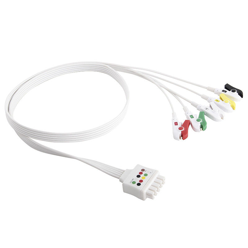 Les fils jetables du Multi-lien ECG de GE ont placé 5 l'agrafe DLP-05BD-40AM-0100 d'agrippeur de fil de connexion de l'avance ECG