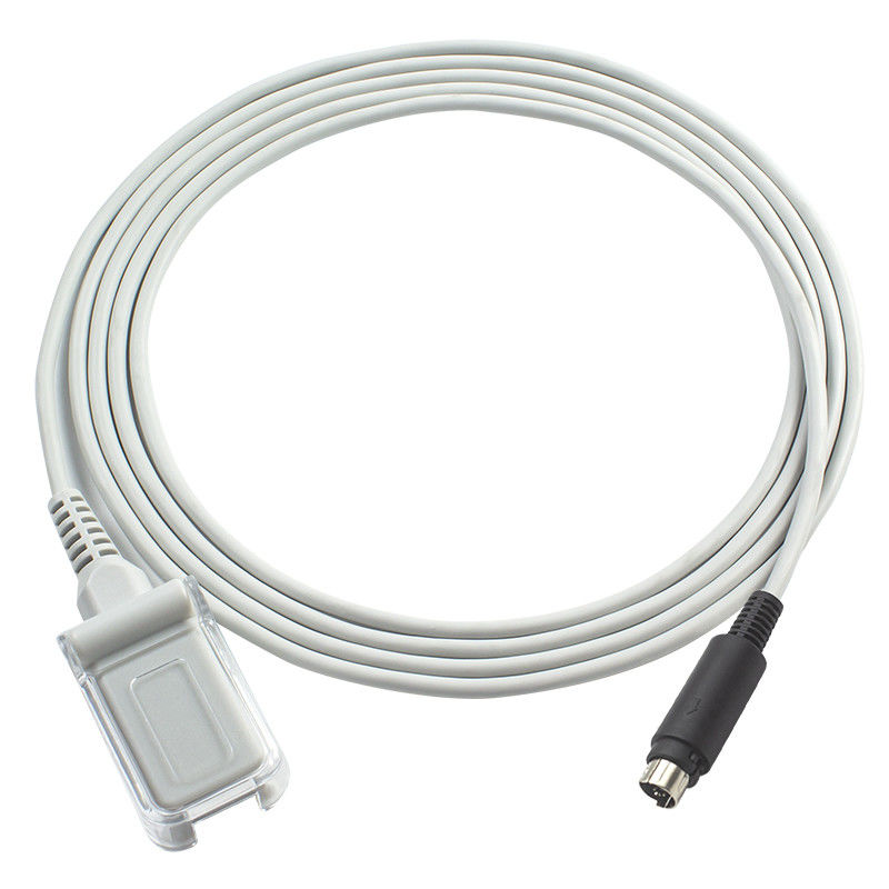Le capteur de Biosys SpO2 câblent 6 le câble d'extension de Pin To DB9 SpO2 2.4M TPU