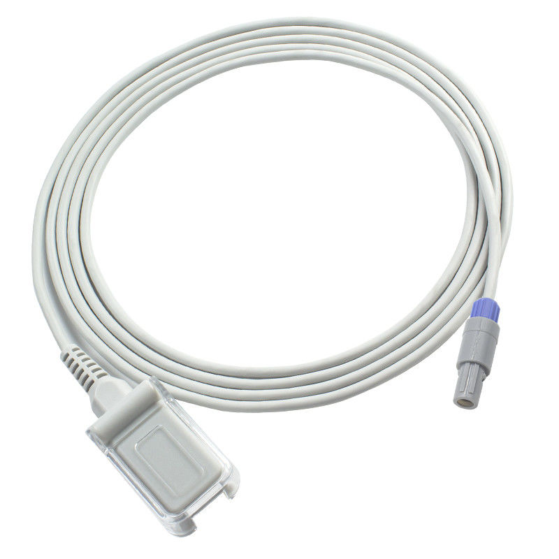 Câble 6Pin de capteur de Comen SpO2 au câble d'extension de DB9 SpO2 2.4M TPU