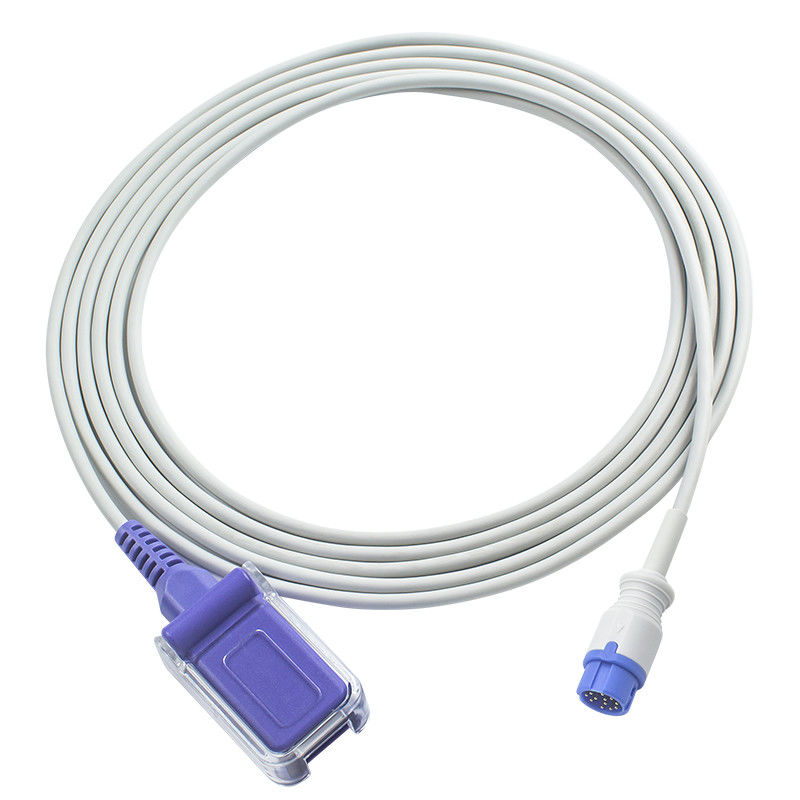 Le capteur de Neusoft N-ellcor Oxi-max SpO2 câblent le câble d'extension de l'adaptateur SpO2 12Pin au câble DB9 patient