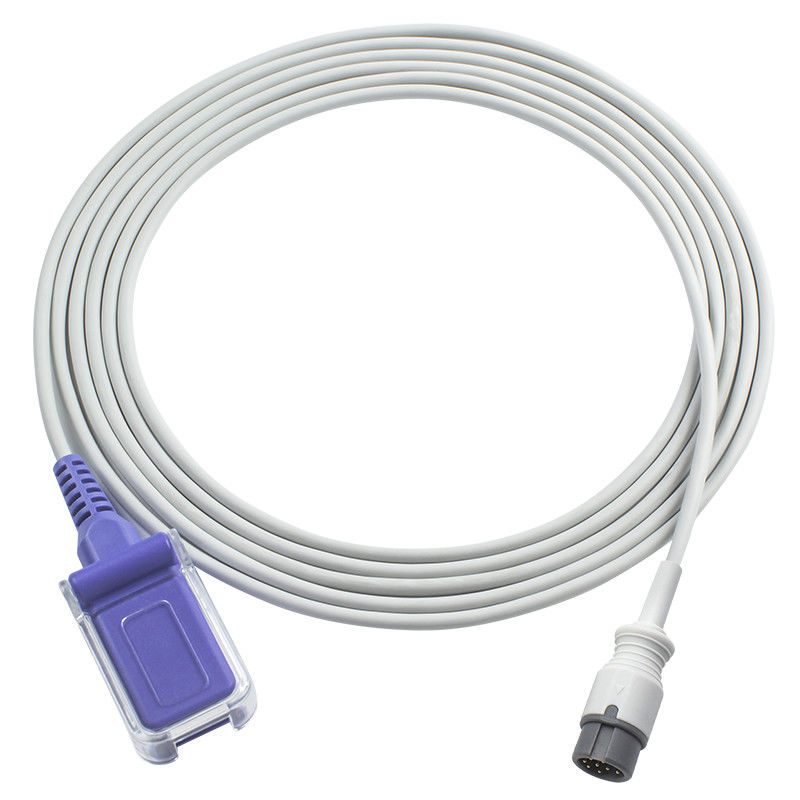 Capteur Mindray SpO2 câble Ne-llcor O-ximax adaptateur câble 8 épingles 2.4M