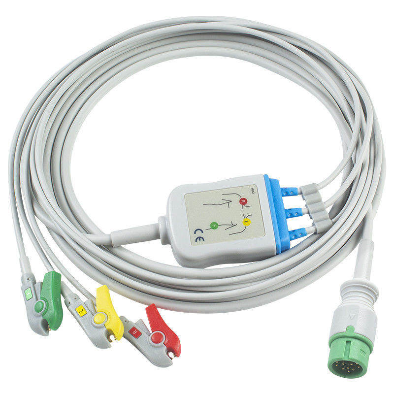 Pour Mindray > Datascope Compatible Direct-Connect câble ECG et fils de plomb - 040-000964-00
