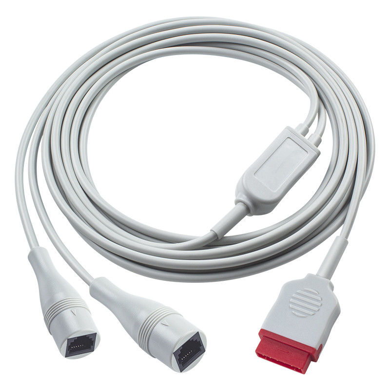 Cable d'adaptateur GE IBP 2*Ph-Ilips Cable d'extension IBP à 4 broches de 350 cm Pour les cliniques / hôpitaux